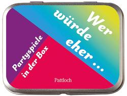 Partyspiele in der Box – Wer würde eher … von Pattloch Verlag