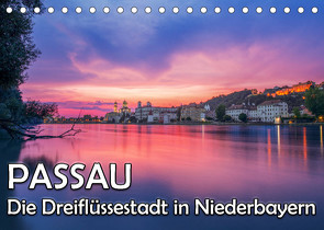 Passau – Die Dreiflüssestadt (Tischkalender 2023 DIN A5 quer) von Haidl,  Christian