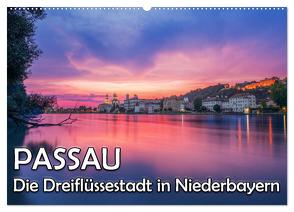 Passau – Die Dreiflüssestadt (Wandkalender 2024 DIN A2 quer), CALVENDO Monatskalender von Haidl,  Christian