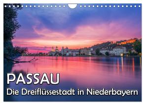 Passau – Die Dreiflüssestadt (Wandkalender 2024 DIN A4 quer), CALVENDO Monatskalender von Haidl,  Christian