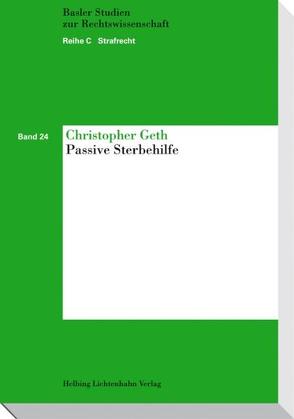 Passive Sterbehilfe von Geth,  Christopher