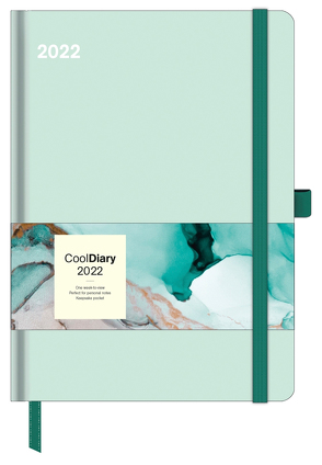 Pastel Mint 2022 – Diary – Buchkalender – Taschenkalender – 16×22