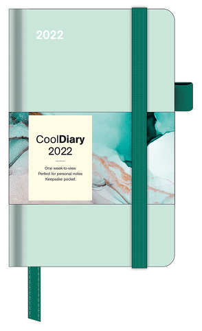 Pastel Mint 2022 – Diary – Buchkalender – Taschenkalender – 9×14