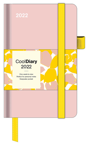 Pastel Pink 2022 – Diary – Buchkalender – Taschenkalender – 9×14