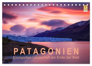 Patagonien: Einzigartige Landschaft am Ende der Welt (Tischkalender 2024 DIN A5 quer), CALVENDO Monatskalender von Aust,  Gerhard