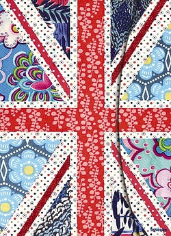 Tula Moon „Patchwork Union Jack“ von Tula Moon