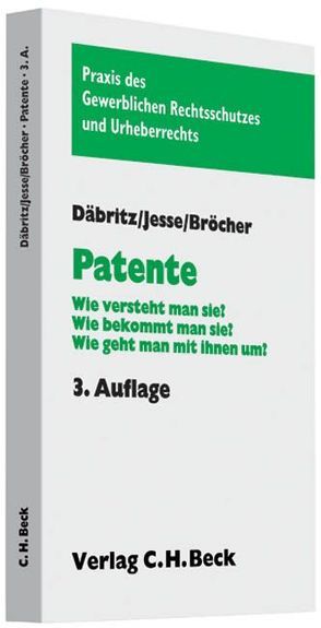 Patente von Bröcher,  Dirk, Däbritz,  Erich, Jesse,  Ralf-Rüdiger