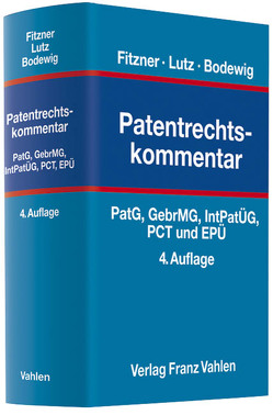 Patentrechtskommentar von Ahrens,  Thomas, Beckmann,  Christian, Bodewig,  Theo, Einsele,  Rolf W., Eisenrauch,  Anton, Ensthaler,  Jürgen, Feuerlein,  Friedrich, Fischer,  Karsten, Fitzner,  Uwe, Gleiter,  Hermann, Grob,  Thomas, Haertel,  Alexander, Hauck,  Ronny, Heinrich,  Peter, Herrmann,  Torbjörn, Hofmeister,  Jörg, Hössle,  Markus, Jensen,  Olaf, Kessler,  Stephan, Kiefer,  Miriam, Kircher,  Holger, Klauer,  Georg, Kubis,  Sebastian, Loth,  Hans-Friedrich, Lutz,  Raimund, Metternich,  Hans-Christian, Möhring,  Philipp, Müller,  Christoph, Münch,  Volker, Nieswand,  Martina, Pitz,  Johann, Rauch,  Joachim, Rinken,  Ingo, Schauwecker,  Marko, Schnekenbühl,  Robert, Sperlich,  Martina, Stortnik,  Hans-Joachim, Voss,  Ulrike, Wickenhöfer,  Alexander, Wilhelmi,  Rüdiger, Wilming,  Martin