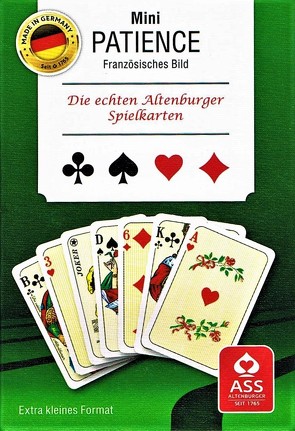 Patience, französisches Bild von ASS Altenburger Spielkartenfabrik