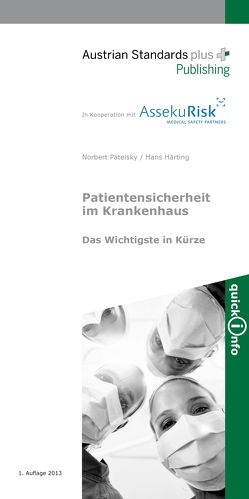 Patientensicherheit im Krankenhaus von Härting,  Hans, Pateisky,  Norbert