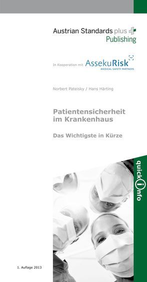 Patientensicherheit im Krankenhaus von Härting,  Hans, Pateisky,  Norbert