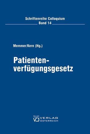 Patientenverfügungsgesetz von Kern Gerson, Memmer,  Michael