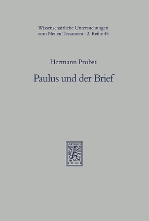 Paulus und der Brief von Probst,  Hermann