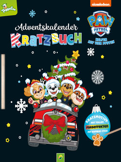 PAW Patrol Adventskalender Kratzbuch