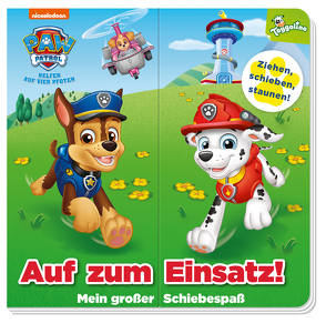 PAW Patrol: Auf zum Einsatz! Mein großer Schiebespaß von Fischer,  Maggie, Jackson,  Mike