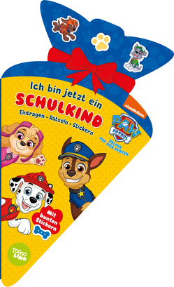 PAW Patrol Ich bin jetzt ein Schulkind! Eintragen, Rätseln, Stickern von Schwager & Steinlein Verlag