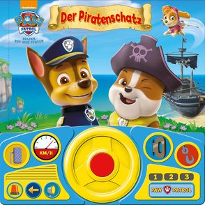 PAW Patrol – Lenkradbuch mit beweglichem Lenkrad und Geräuschen