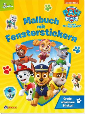 PAW Patrol: PAW Patrol: Malbuch mit Fensterstickern