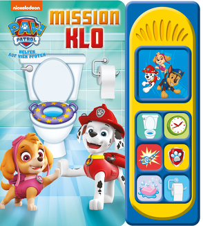 PAW Patrol: Mission Klo – Nickelodeon – Pappbilderbuch mit 7 spannenden Geräuschen für Kinder ab 3 Jahren