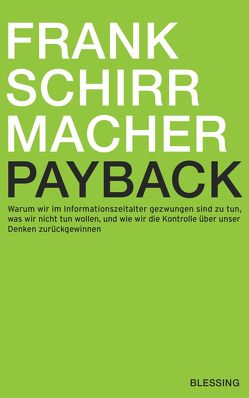 Payback von Schirrmacher,  Frank