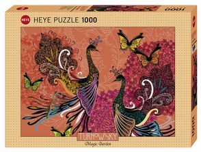 Peacocks & Butterflies Puzzle von Turnowsky