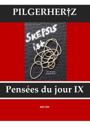 Pensées du jour / Pensées du jour IX von Pilgerhertz,  XY