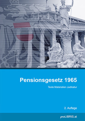 Pensionsgesetz 1965 von proLIBRIS VerlagsgesmbH