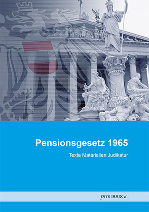 Pensionsgesetz 1965 von proLIBRIS VerlagsgesmbH