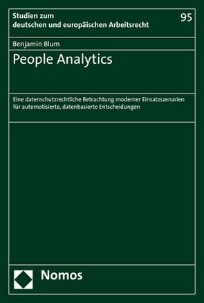 People Analytics von Blum,  Benjamin