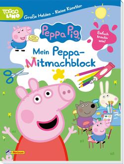 Peppa: Große Helden – Kleine Künstler: Mein Peppa-Mitmachblock