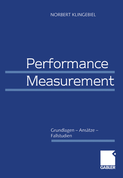 Performance Measurement von Klingebiel,  Norbert