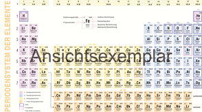 Leporello: Periodensystem der Elemente und Grundlagen der anorganischen Chemie von Holman,  Autorenkollektiv