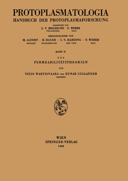 Permeabilitätstheorien von Collander,  Runar, Wartiovaara,  Veijo