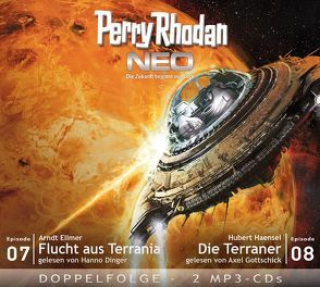 Perry Rhodan NEO MP3 Doppel-CD Folgen 07 + 08 von Dinger,  Hanno, Ellmer,  Arndt, Gottschick,  Axel, Haensel,  Hubert