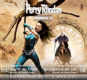 Perry Rhodan NEO MP3 Doppel-CD Folgen 115 + 116 von Buchholz,  Michael H., Dinger,  Hanno, Schäfer,  Rüdiger