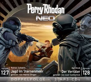 Perry Rhodan NEO MP3 Doppel-CD Folgen 127 + 128 von Dinger,  Hanno, Gottschick,  Axel, Hirdt,  Kai, Schorm,  Rainer