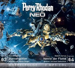 Perry Rhodan NEO MP3 Doppel-CD Folgen 63 + 64 von Corvus,  Robert, Dinger,  Hanno, Gottschick,  Axel, Mathiak,  Dennis