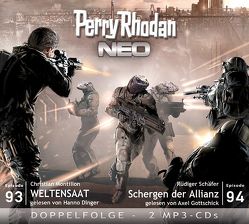 Perry Rhodan NEO MP3 Doppel-CD Folgen 93 + 94 von Christian,  Montillon, Dinger,  Hanno, Gottschick,  Axel, Rüdiger,  Schäfer