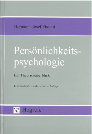 Persönlichkeitspsychologie von Fisseni,  Hermann J