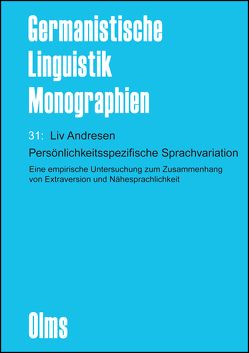 Persönlichkeitsspezifische Sprachvariation von Andresen,  Liv