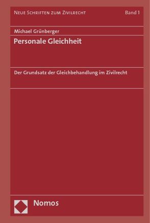 Personale Gleichheit von Grünberger,  Michael