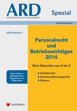 Personalrecht und Betriebswichtiges 2014 von Bleyer,  Birgit, Lindmayr,  Manfred, Sabara,  Bettina, Sadlo,  Sabine, Tuma,  Barbara