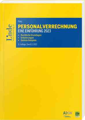 Personalverrechnung: eine Einführung 2023 von Prinz,  Irina