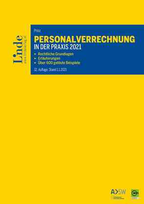 Personalverrechnung in der Praxis 2021 von Prinz,  Irina