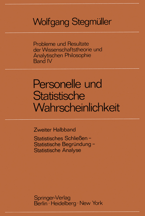 Personelle und Statistische Wahrscheinlichkeit von Stegmüller,  Wolfgang