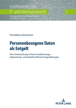 Personenbezogene Daten als Entgelt von Leinemann,  Franziska