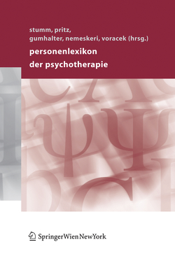 Personenlexikon der Psychotherapie von Gumhalter,  Paul, Nemeskeri,  Nora, Pritz,  Alfred, Stumm,  Gerhard, Voracek,  Martin