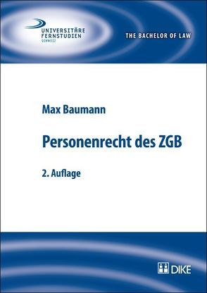 Personenrecht des ZGB von Baumann,  Max