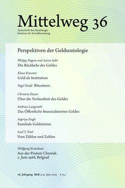 Perspektiven der Geldsoziologie von Degens,  Philipp, Desan,  Christine, Dodd,  Nigel, Kraemer,  Klaus, Kraushaar,  Wolfgang, Langenohl,  Andreas, Paul,  Axel T., Sahr,  Aaron, Singh,  Supriya