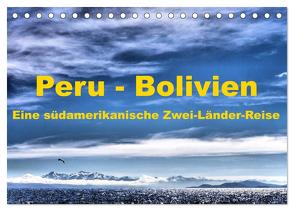 Peru – Bolivien. Eine südamerikanische Zwei-Länder-Reise (Tischkalender 2024 DIN A5 quer), CALVENDO Monatskalender von Langenkamp,  Wolfgang-A.